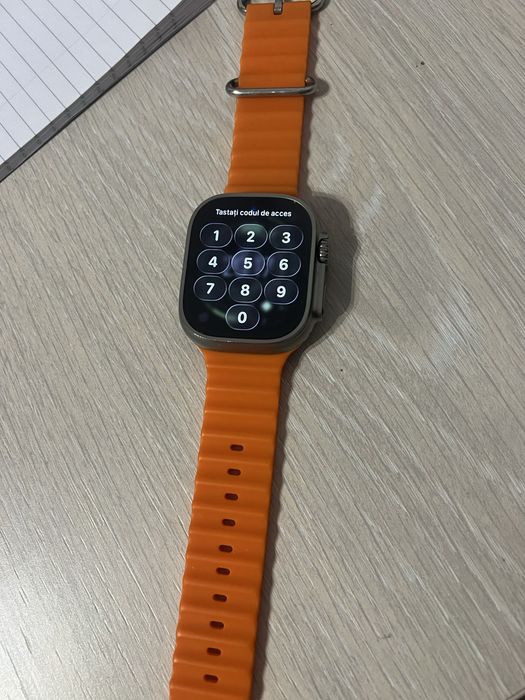 Apple Watch Ultra 49 mm Cellular baterie 100% iimpecabil ca NOU!