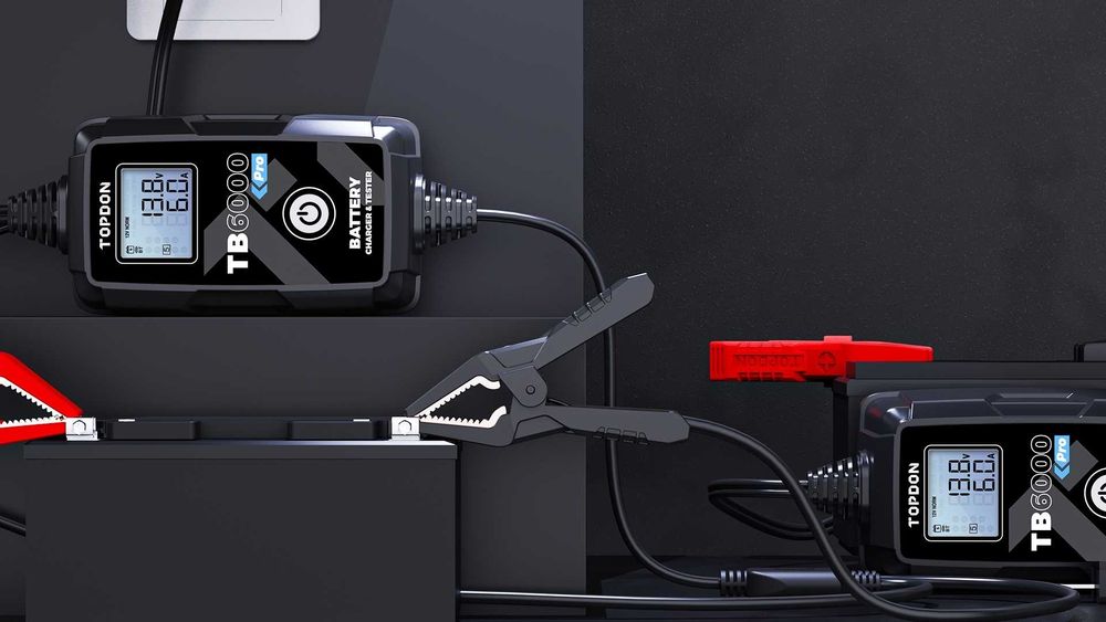 Зарядно и Тестер за акумулатор 2 в 1 Topdon TB6000Pro,Smart управление