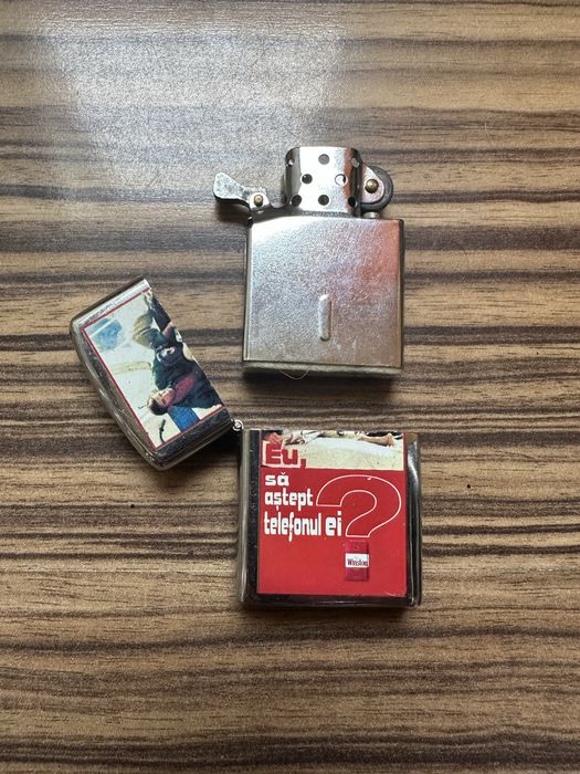 Bricheta tip Zippo branduita Winston nefolosită