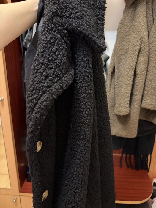 Плюшено палто Shein