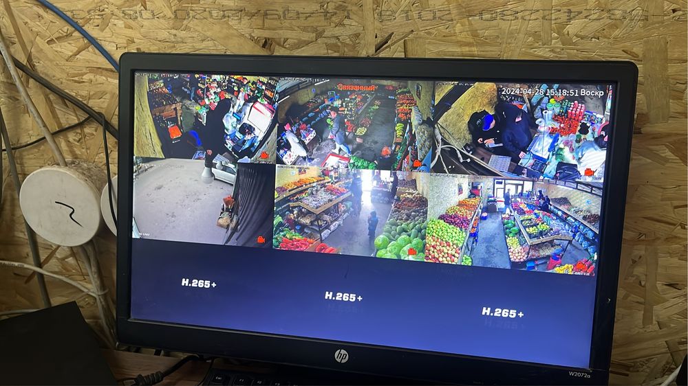 Установка камеры видеонаблюдения