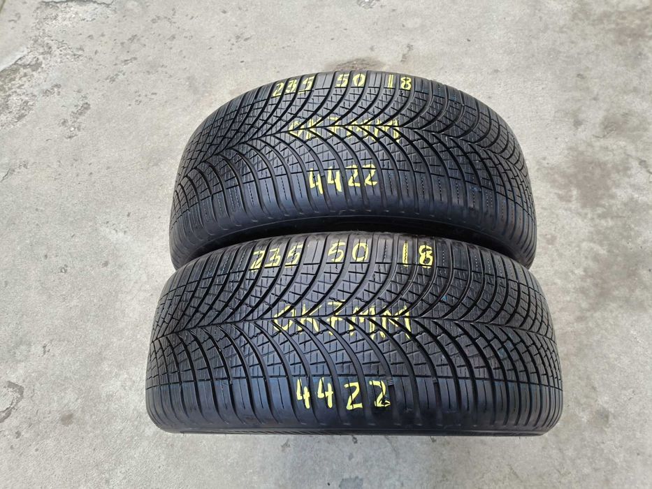 Doua anvelope 235 50 18 goodyear vector 4 seasons profil de 7 mm