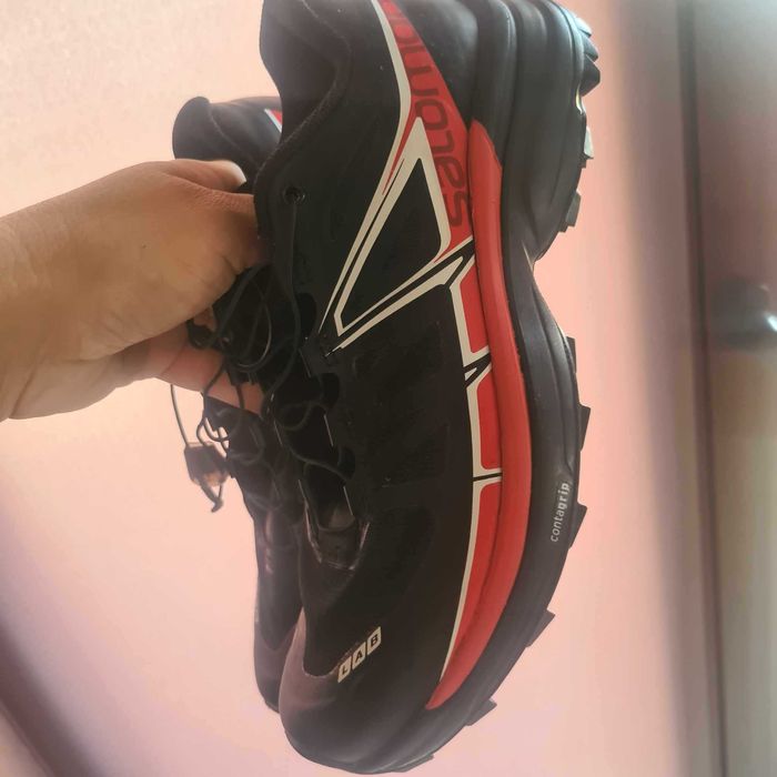 Adidasi Salomon S-Lab Wings SG black/red/white noi marimea 37 si 1/3