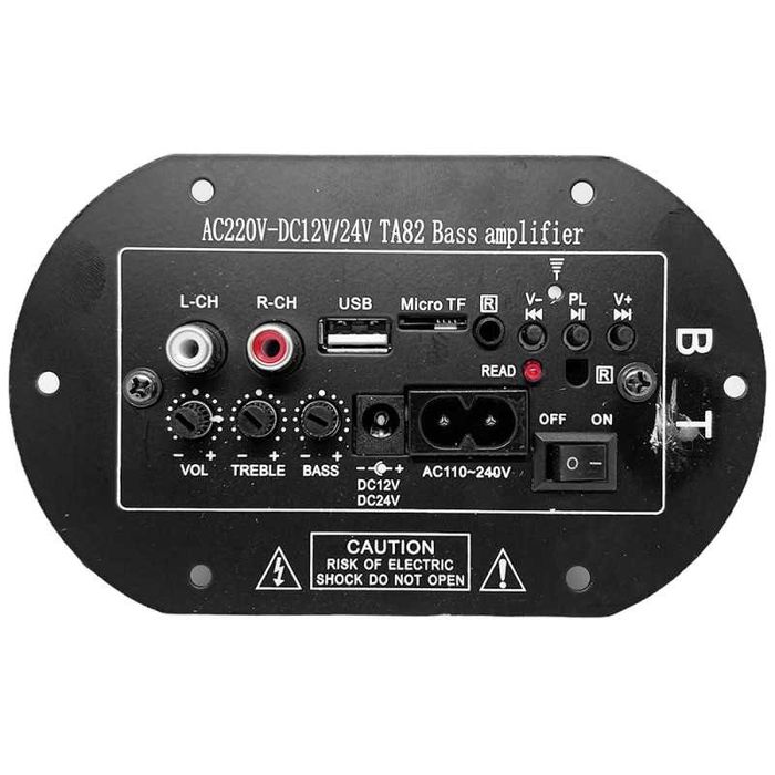 Kit modul amplificator audio, mono, 1x15W, 12/24/220V,