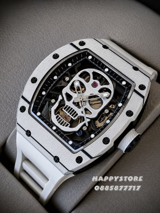 INVICTA Skull white automatic 42 mm, Инвикта нов мъжки часовник