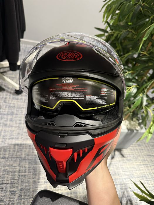 Casca moto Premier Typhoon RS Red marime S, NOUA