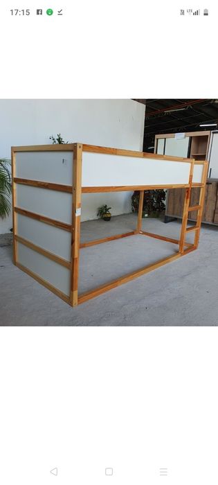 Обръщащо се детско легло, надстройка, палатка, тунел Кура Kura; Икеа