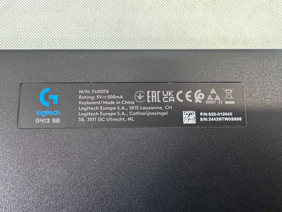 Клавиатура - Logitech G413 SE