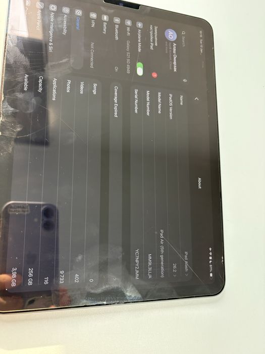 Ipad Air 5 2022 года 10.9" Space Grey 256GB