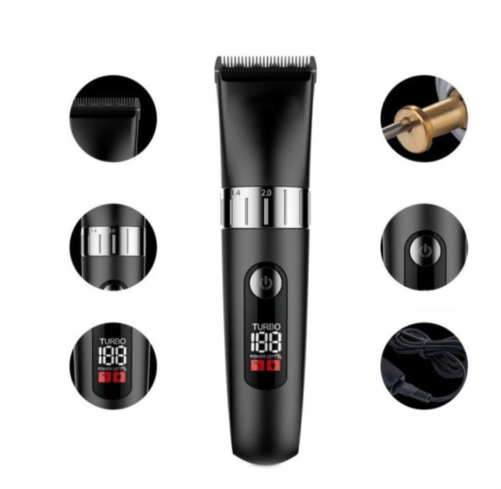 Безжична машинка за подстригване с LED дисплей PRO MOZER MZ-9831