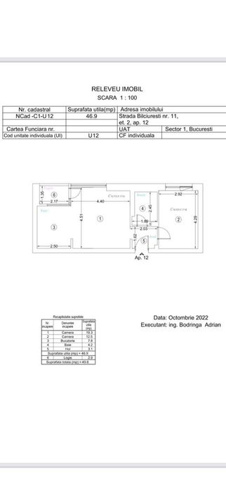 Proprietar, vand ap.2 camere, zona Baneasa Herastrau, EXCLUS AGENTII