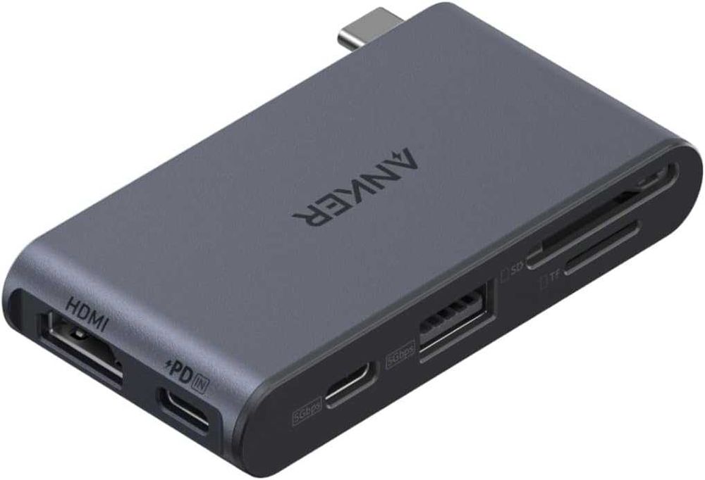 Anker Nano 6 in 1 USB-C PD Media Hub медиен хъб