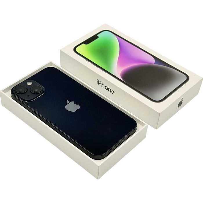 Magazin Apple iPhone 14 256GB Foarte Bun Midnight Cu Garantie In Rate