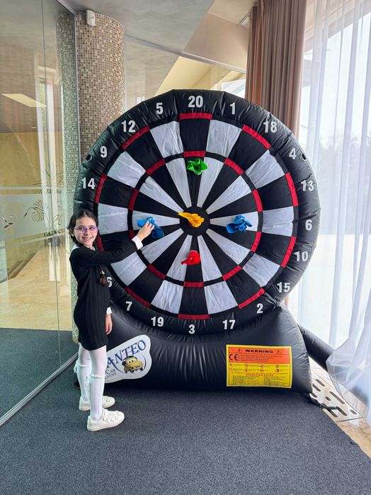 Castel Tobogan GONFLABIL cu Tranbulina Darts