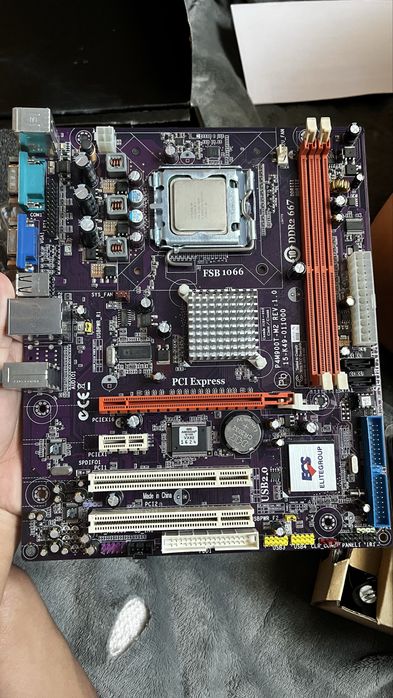 Мать + проц комплект