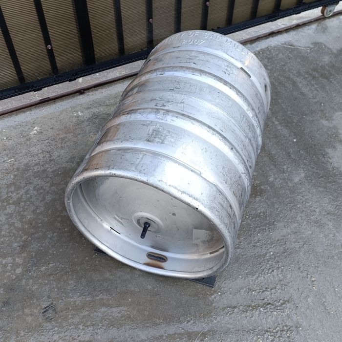 Vas expansiune fara basica din butoi bere inox alimentar 50 L