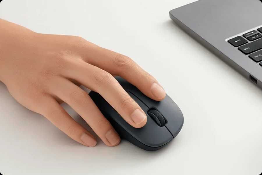 Беспроводная мышь Xiaomi Wireless Mouse Comfort Edition (черный)
