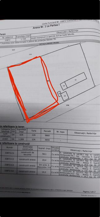 Vand teren Delta Dunari Chilia Veche 700 m2