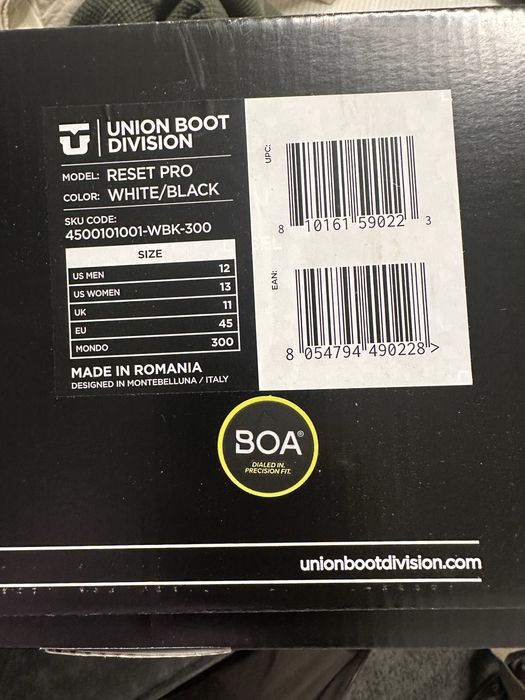 Сноуборд Обувки Union 45