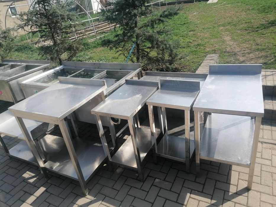 Мойки столы стеллажи нержавейка полки пищевые Алматы