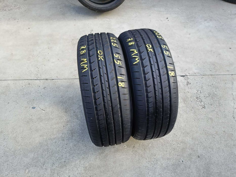Doua anvelope vara 225 55 18 toyo profil de 7,8 mm