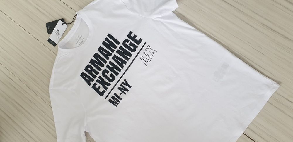 Armani Exchange A/X Organic Cotton /  XL НОВО! ОРИГИНАЛ! Мъжка Тениска