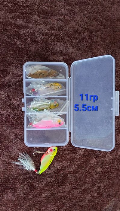 Нови комплекти воблери блесни клатушки примамки за спининг риболов