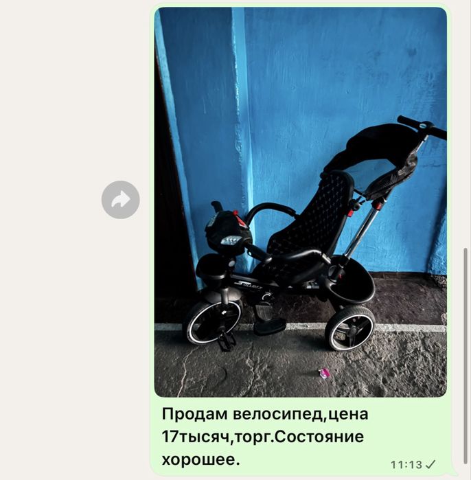 Полдам велосипед трёхколесный.