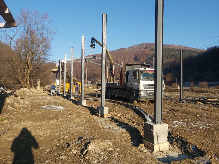 Hale metalice structura metalica 10x30x4m service auto