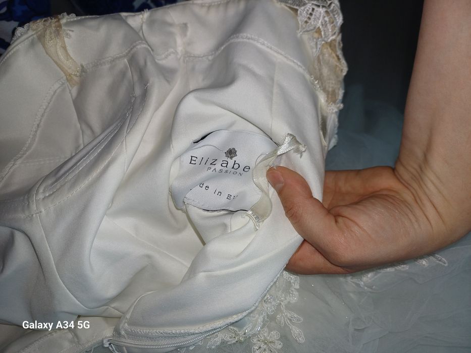 Rochie de mireasă Elizabeth Passion cu cristale Swarovski autentice