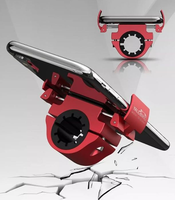 Алуминиева сгъваема стойка за телефон за велосипед
, колело, скутер