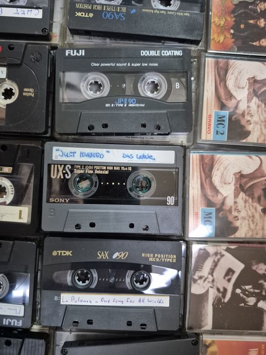 Pachet casete audio sony, tdk, basf, fuji