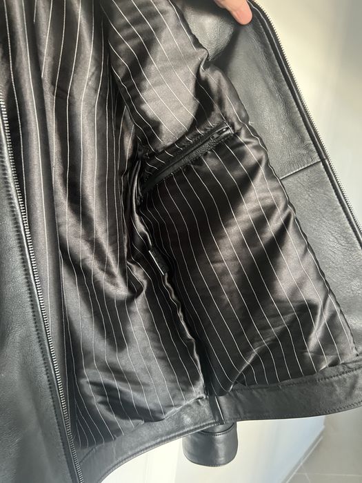 Мъжко кожено черно яке - 100% естествена кожа, М