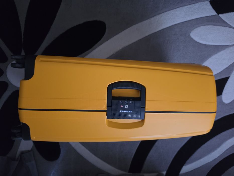 Troler Samsonite S Cure, 81 cm, galben inchis  NOU