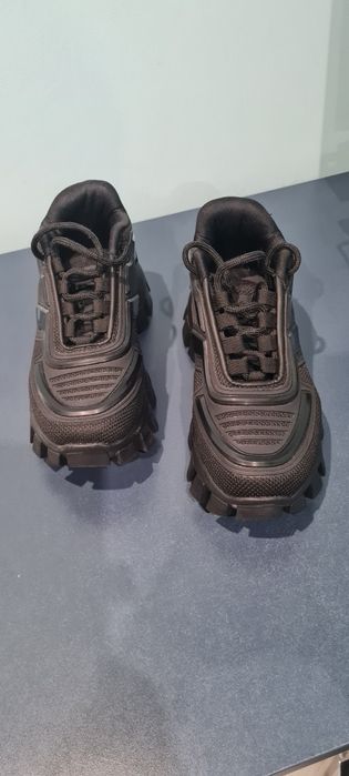 Черни дамски маратонки Прада