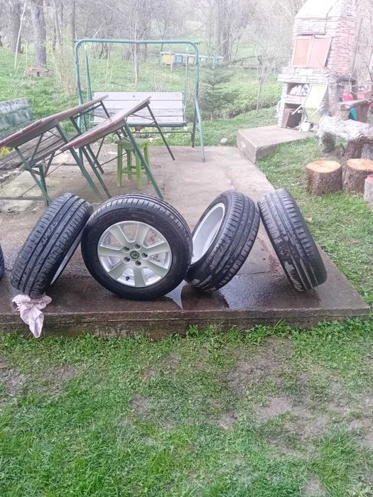 Jante+cauciucuri Skoda Octavia