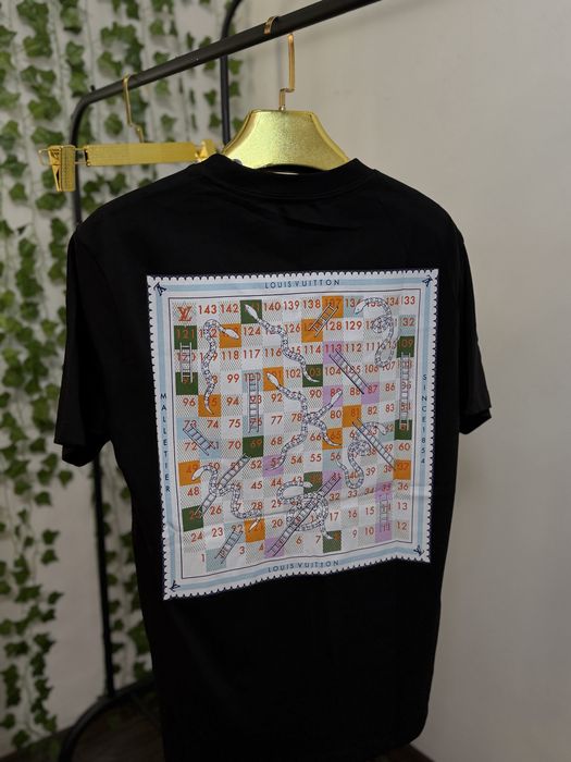 Tricou Louis Vuitton alb/negru