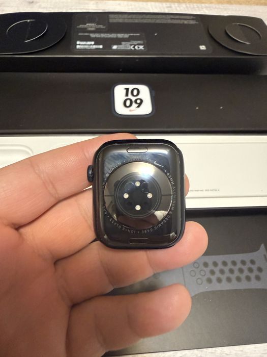 Apple Watch Series 7 Nike 45mm Midnight Full Box + Multe Accesorii