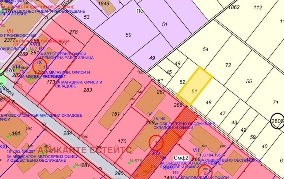 Продава се Парцел в София, Република - 2497 кв.м за 50 €/кв.м - Снимка #1