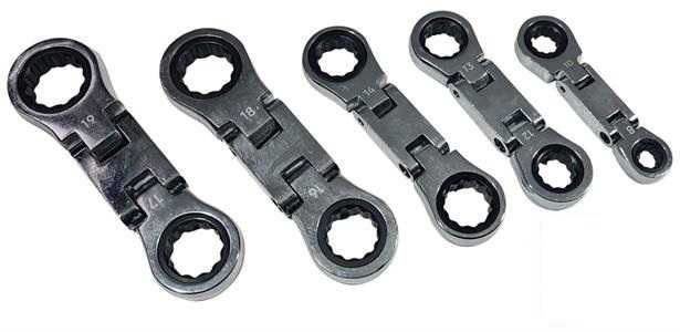 Комплект тресчотни ключове с чупеща глава КЪСИ