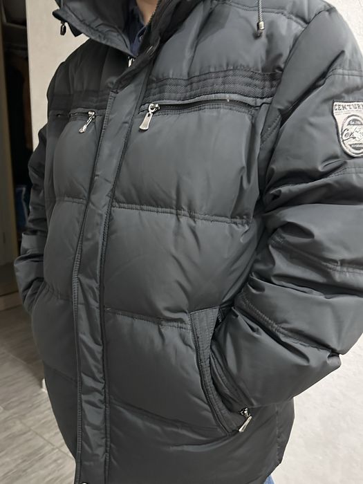 Куртка пуховик мужская