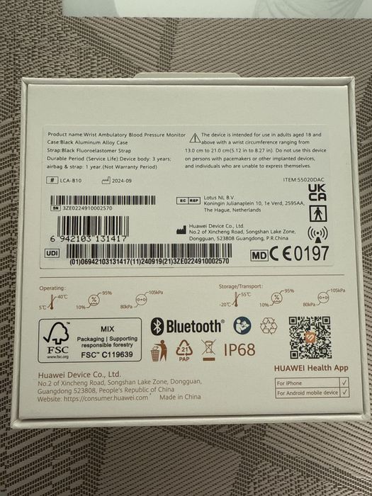 Huawei Watch D2 .  (Masoara tensiunea )