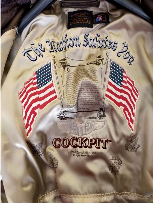 Geaca piele Cockpit USA XXL