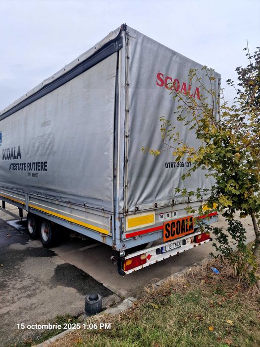 Vand remorca Rema 11 T agreata scoala de soferi