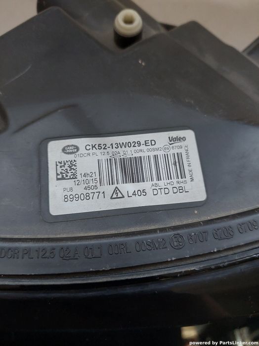 Far Dreapta Fata Land Rover Range Rover Iv (Lg_, L405) [ 2012 - > ] Oe
