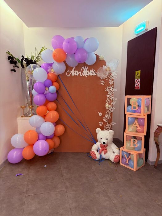 Panou, Arcada cu baloane pentru Botez/ Nunta/ Onomastica