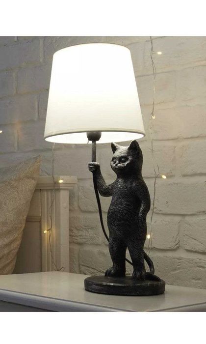 Настольный светильник "Кот"