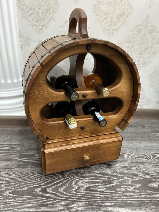 Деревянный винный мини-бар
