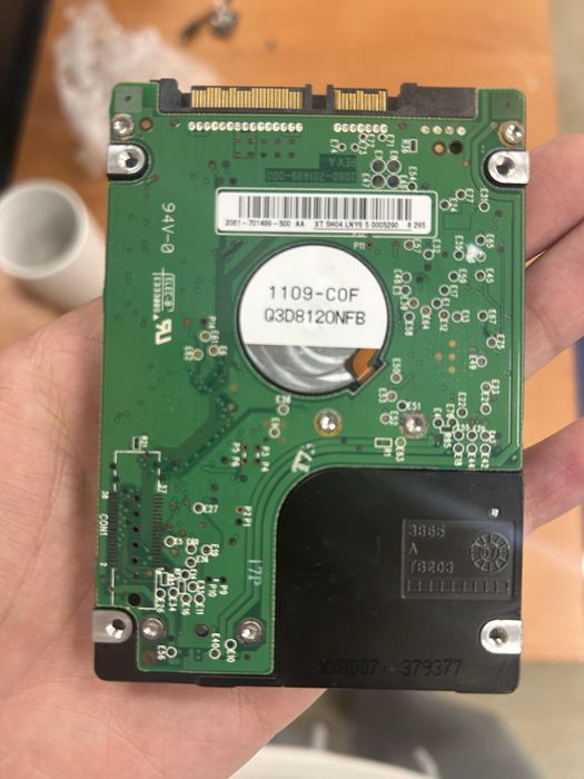 HDD Western Digital WD1600BEVT — 160GB (2.5”)