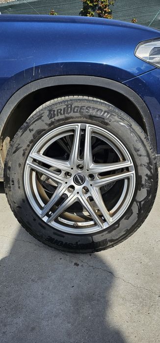 Jante BORBET R18 5x112 ET30 + senzori OEM BMW + anvelope iarnă Bridgestone – X3 X4 Q5 GLC